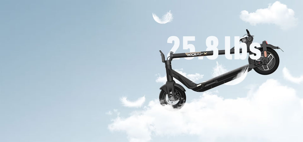 NIU KQi Air X Lightest Electric Scooter 20mph | Range 31 miles