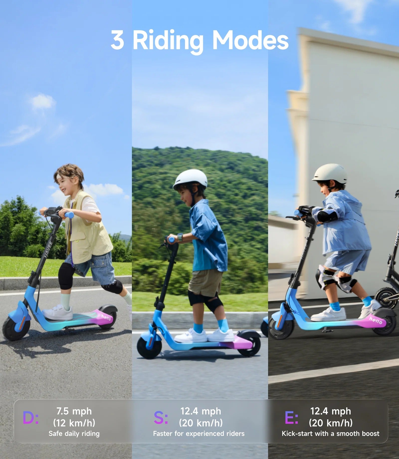 Smart kids E-scooter NAVEE K100