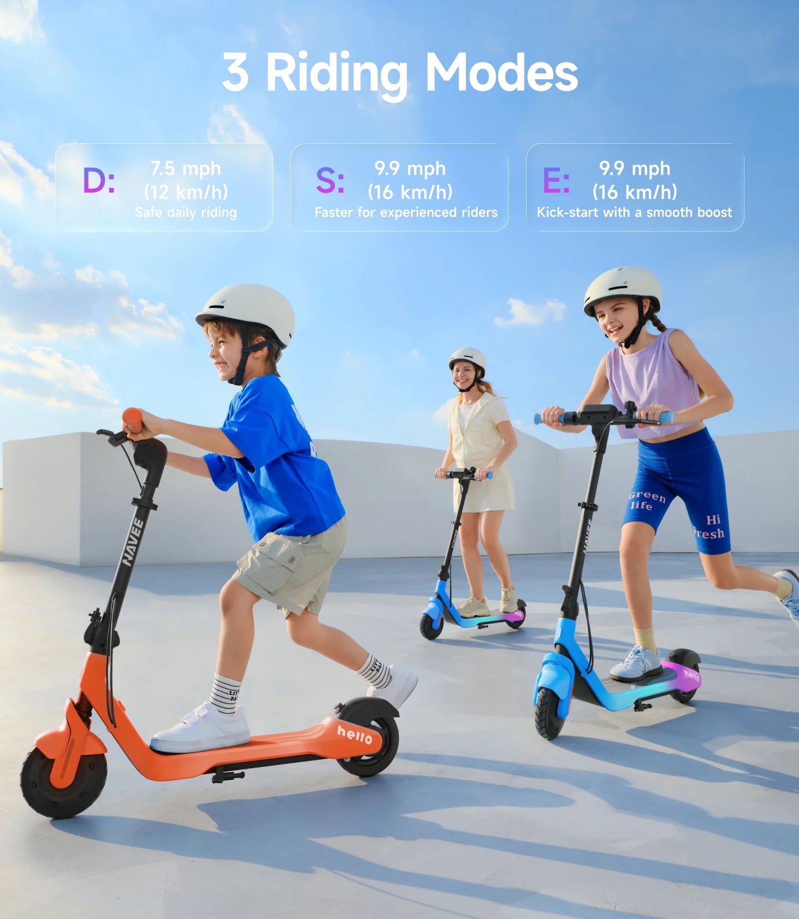 Smart kids E-scooter NAVEE K100