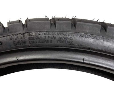 Tire 90/90-21 Tubeless 4PR. Street. Model P264