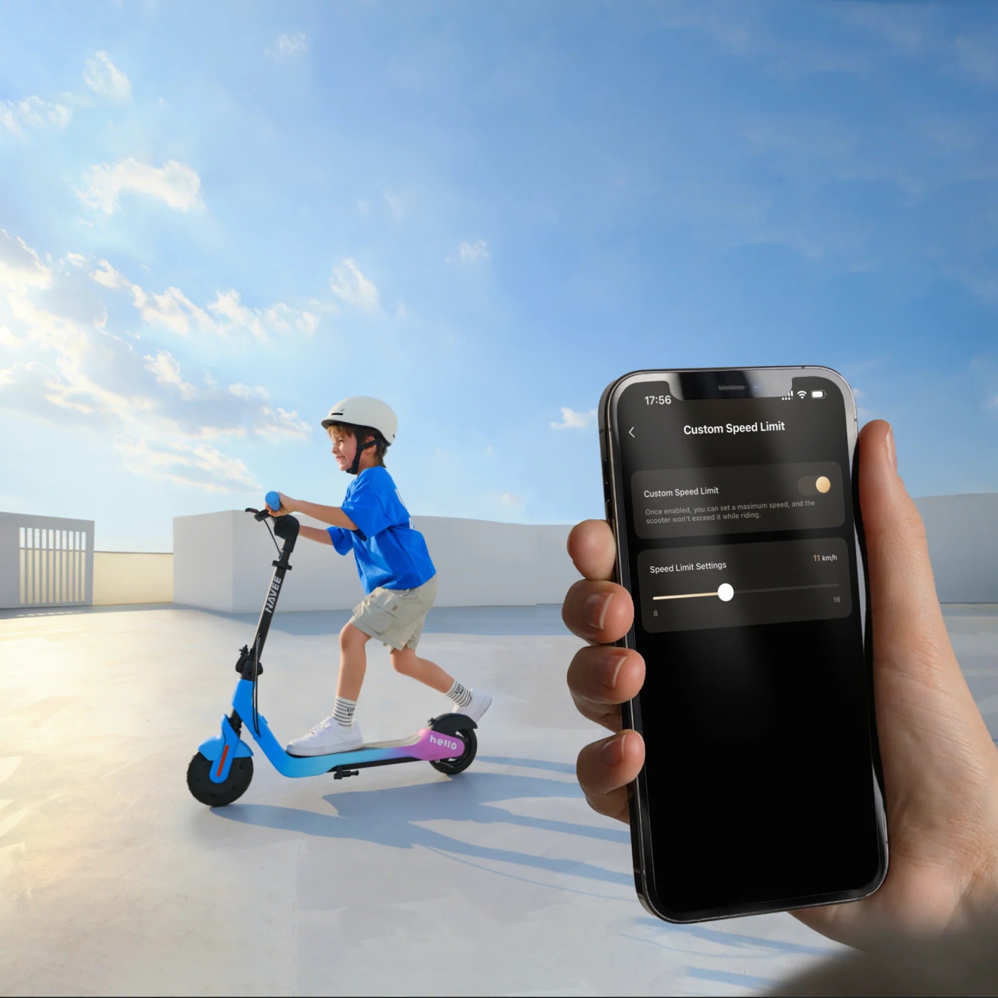 Smart kids E-scooter NAVEE K100